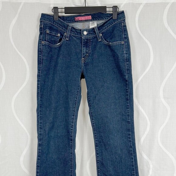 Levi's Curvy Cut Womens Bootcut Jeans Size 11M Stretch Dark Blue Denim - Picture 1 of 12